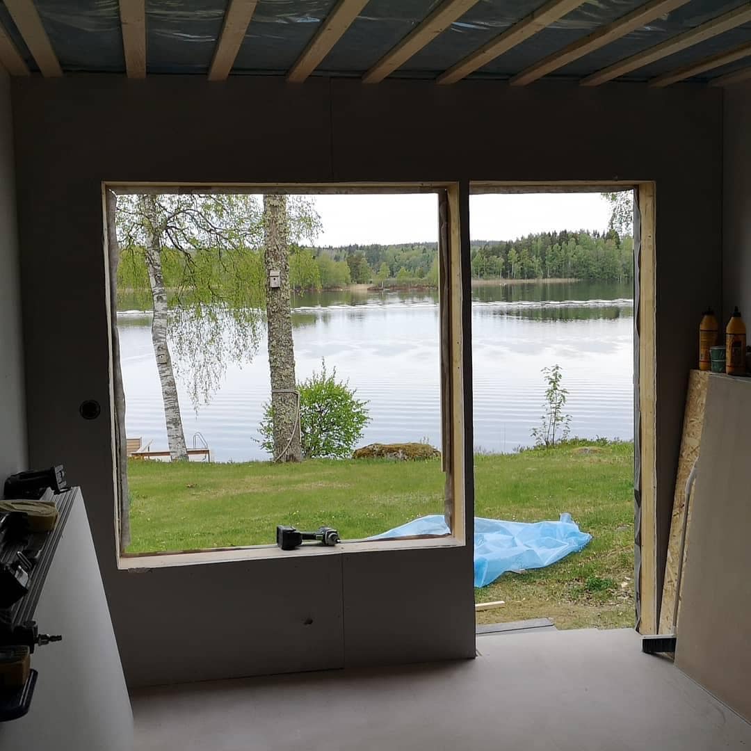 Tillbyggnad i trä – Tjällmo
